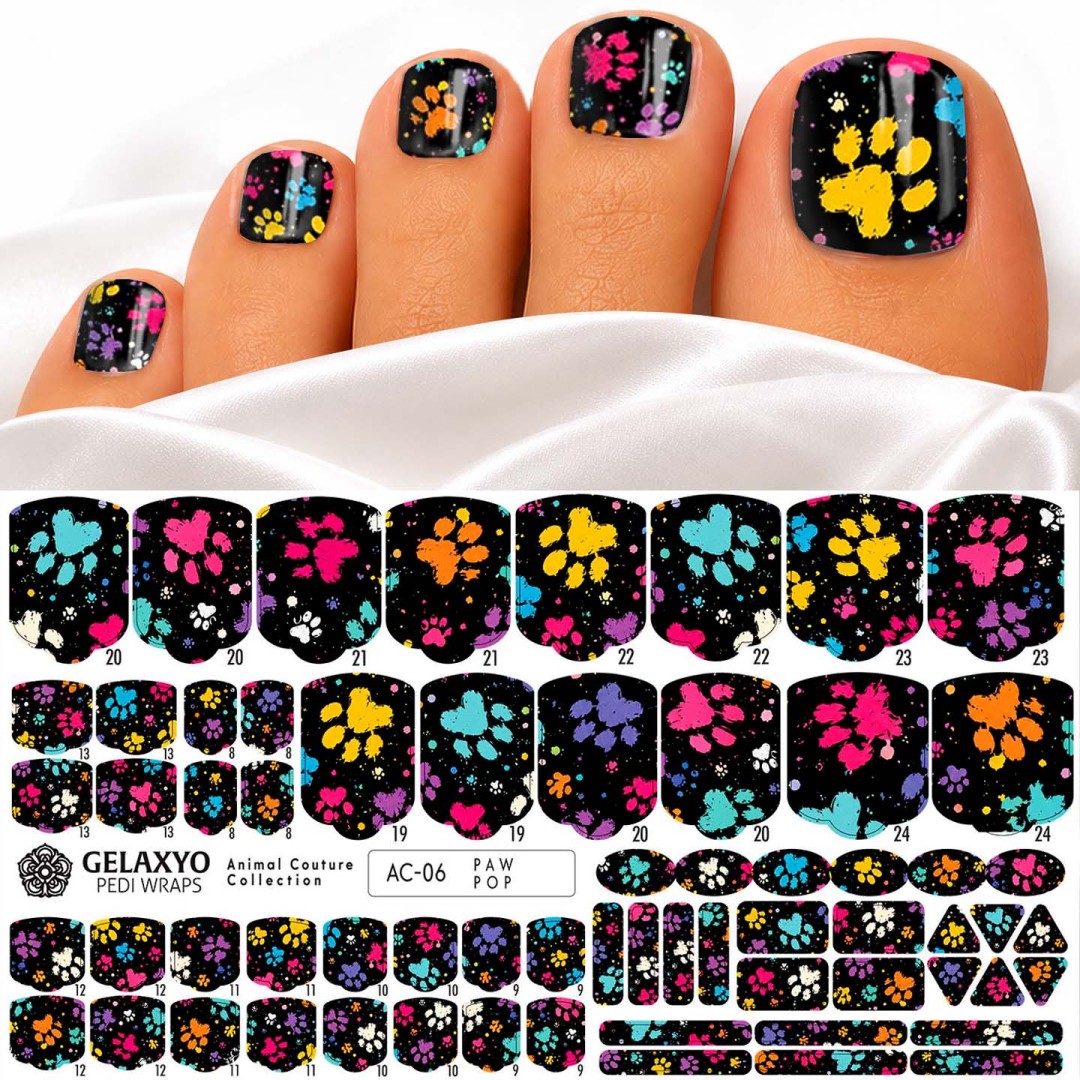 PEDI WRAPS ANIMAL COUTURE AC-06 GELAXYO