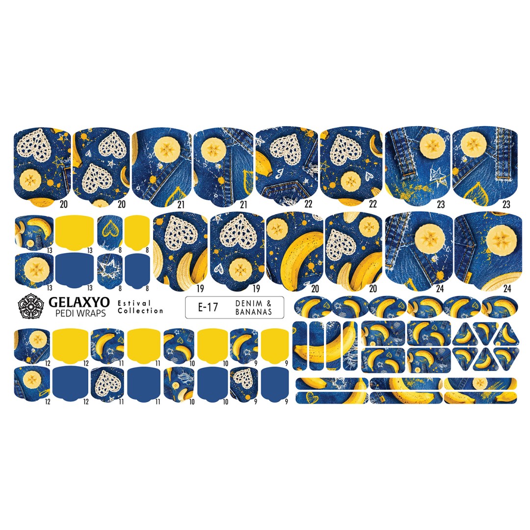 PEDI WRAPS ESTIVAL E-17 GELAXYO CU 38 DE...