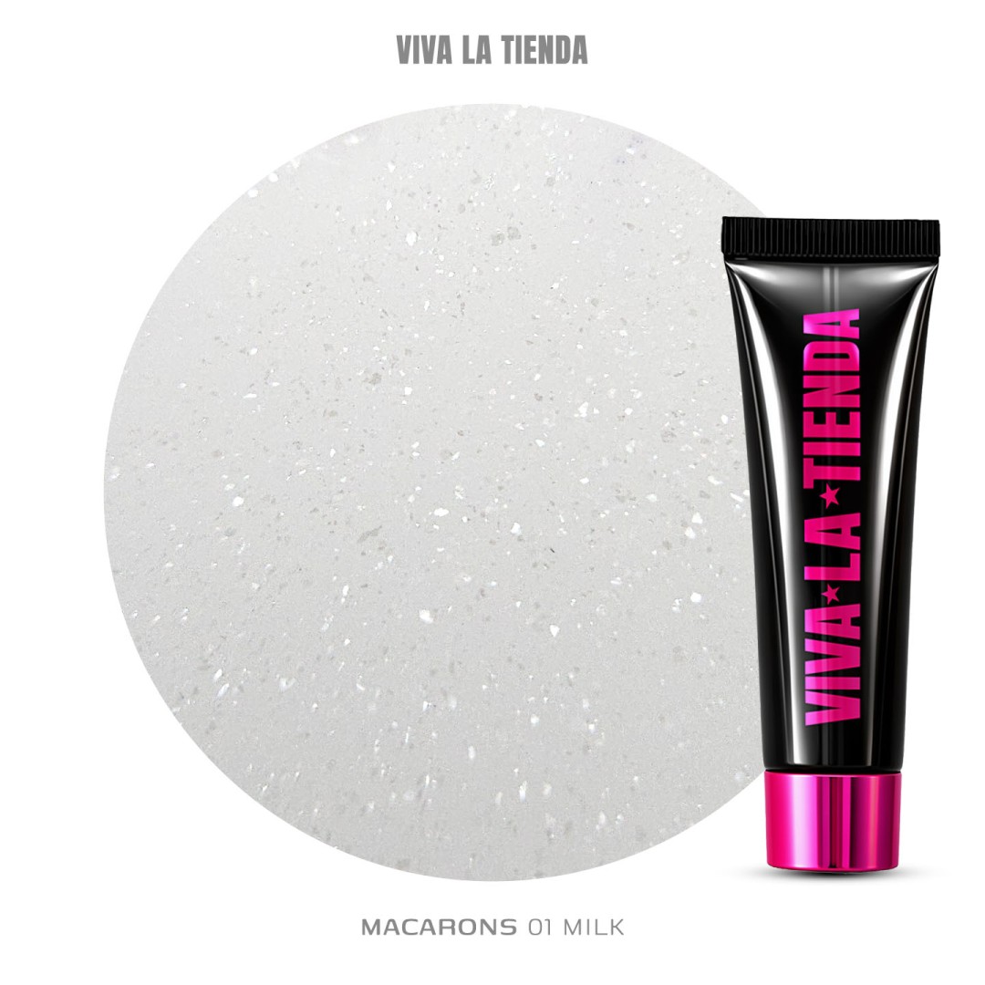 Polygel Viva La Tienda – MACARONS 01 15ml Milk...