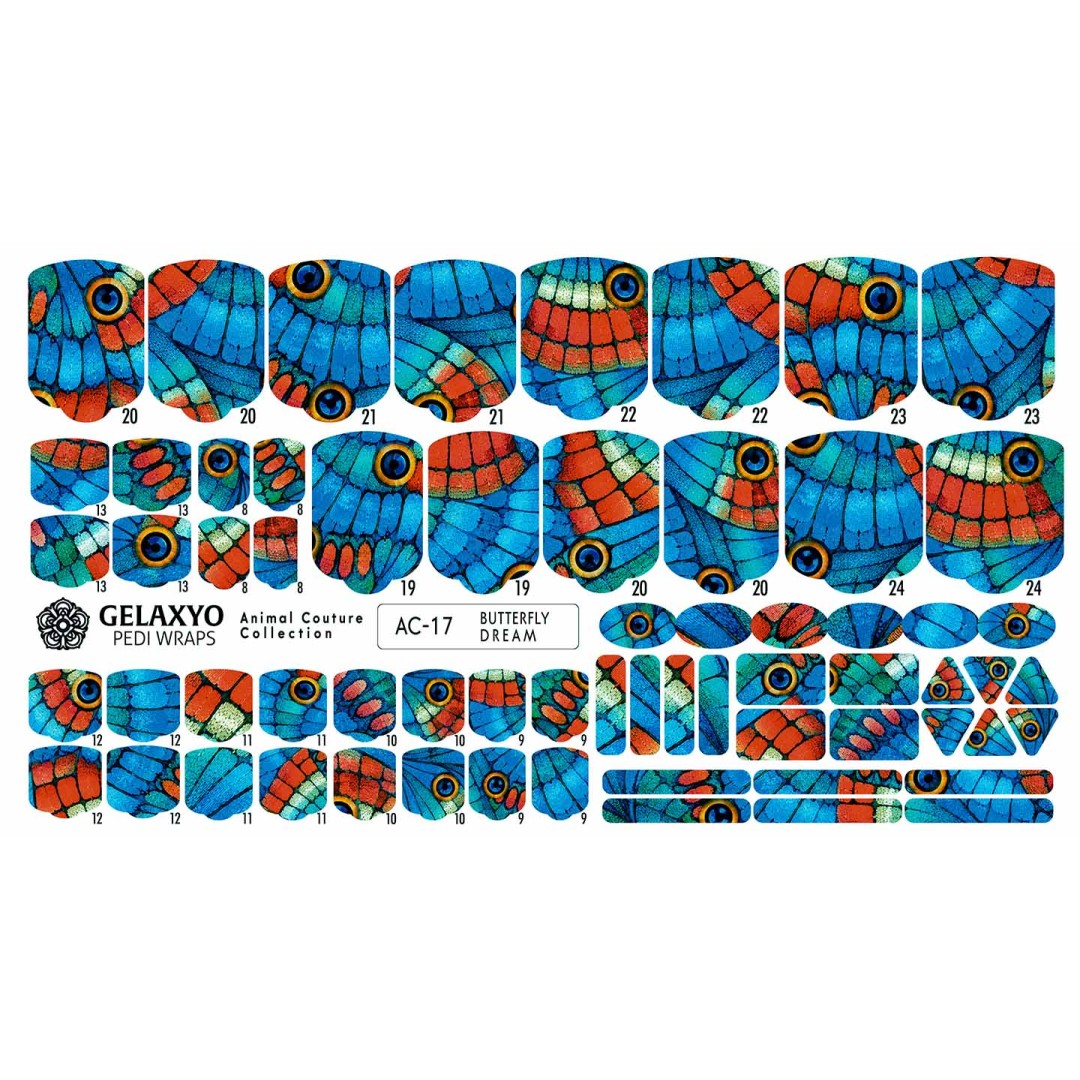 PEDI WRAPS ANIMAL COUTURE AC-17 GELAXYO CU 38...