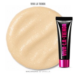 Polygel Viva La Tienda – MACARONS 02 15ml Vanilla – galben